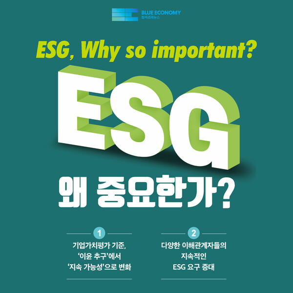 [카드뉴스] ESG, 왜 중요한가?