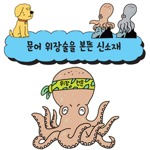 [어린이를 위한 자연은 위대한 스승이다] 문어 위장술을 본뜬 신소재