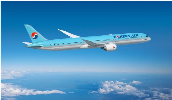 대한항공, 친환경 여객기 B787-10 운항 시작...탄소배출 20% 감축