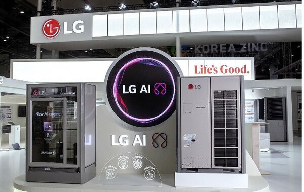 LG전자가 기후산업국제박람회'서 탄소중립을 위한 고효율 냉난방공조 솔루션 선보였다. 사진=LG전자