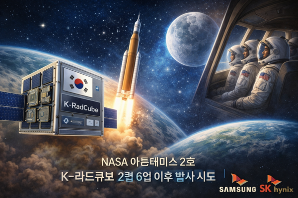미국 항공우주국(NASA)의 유인 달 탐사 계획 ‘아르테미스(Artemis) 2단계 임무’에 한국의 큐브위성